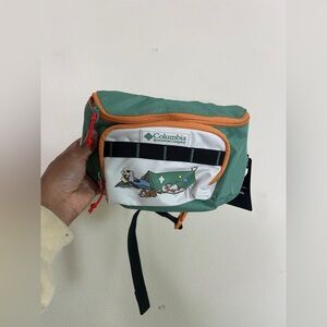 Disney X Columbia Green and Orange Fanny Bag